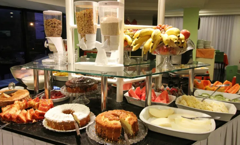 Café da manhã do Atlântico Flat Gonzaga