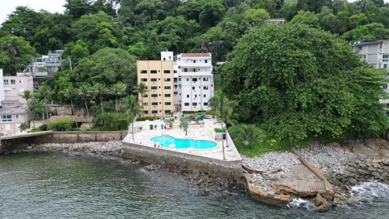 Vista do Ilha Porchat Hotel