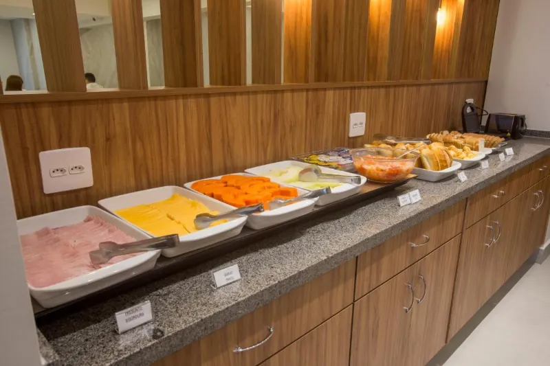 Café da manhã e refeições do Ilha Porchat Hotel
