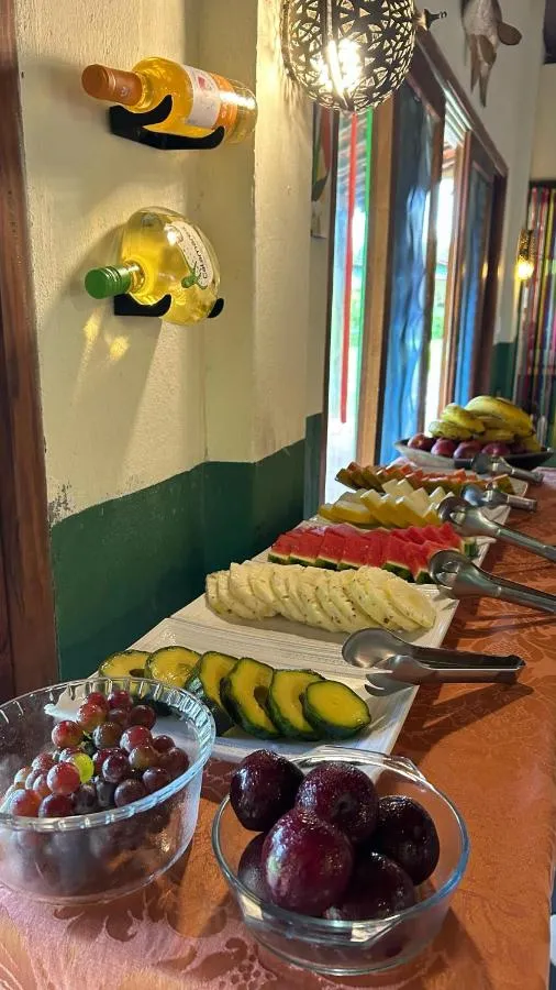 Café da manhã e refeições do Lagamar Ecohotel