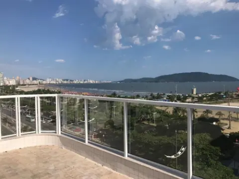 Hotel Imperador: varanda com vista para o mar